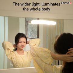 Đèn cảm ứng, pin sạc chuyên dùng cho gương trang điểm Baseus Sunshine Series - Stepless Dimmer Mirror Light (2200mAh, High CRI Lamp Beads, Stepless Dimming)