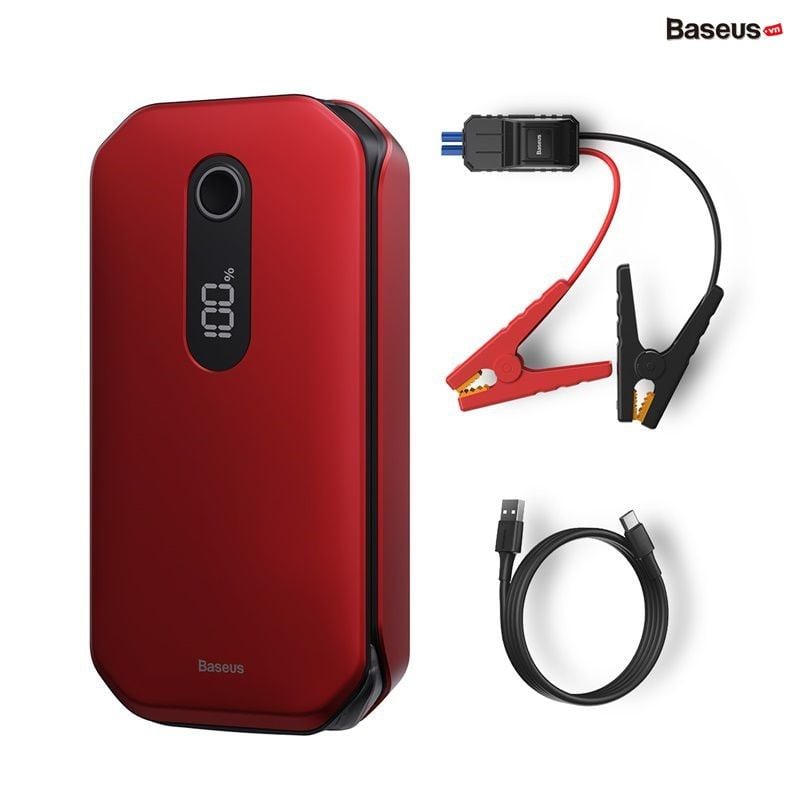 Bộ kích bình dùng cho xe hơi Baseus Super Energy Pro Car Jump Starter (5V/3A, 3in1, 12,000mAh Power Bank, Peak current 1000A)