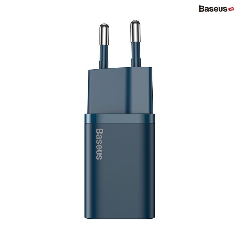 Bộ sạc nhanh, nhỏ gọn Baseus Super Si Quick Charger 20W dùng cho iPhone 12/iP11/XS Max (Type C, 20W/18W, PD/QC3.0 Quick charger)