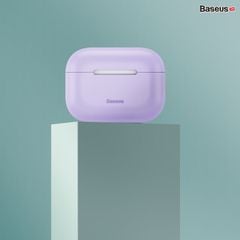 Bao Silicone siêu mỏng dùng cho Airpods Pro Baseus Super Thin Silica Gel Case (0.8mm, Oil stain and Fingerprint)