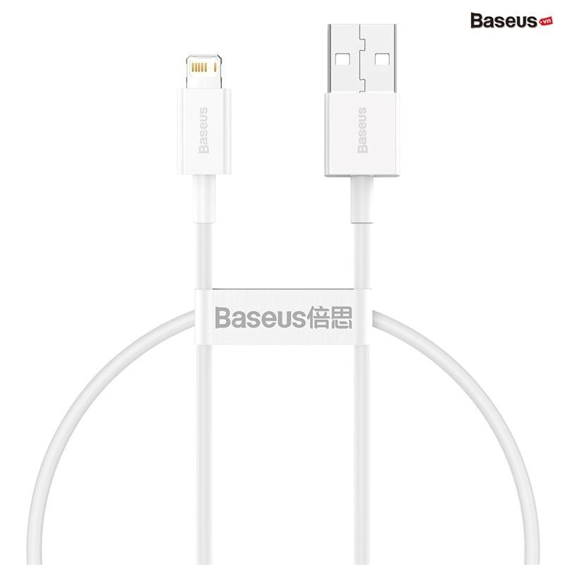 Cáp sạc nhanh lightning Baseus Superior Series Fast Charging Data Cable cho iPhone/iPad (2.4A, 480Mbps, Fast charge, ABS/TPE Cable)