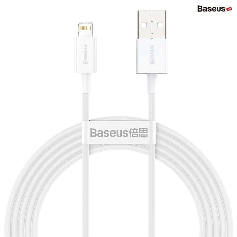 Cáp sạc nhanh lightning Baseus Superior Series Fast Charging Data Cable cho iPhone/iPad (2.4A, 480Mbps, Fast charge, ABS/TPE Cable)