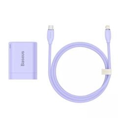 Bộ Sạc Nhanh Kèm Cáp C To Lightning Baseus Super Si Pro Quick Charger Type C 20W (Củ sạc + Cáp sạc nhanh C to Lightning Silica Gel)