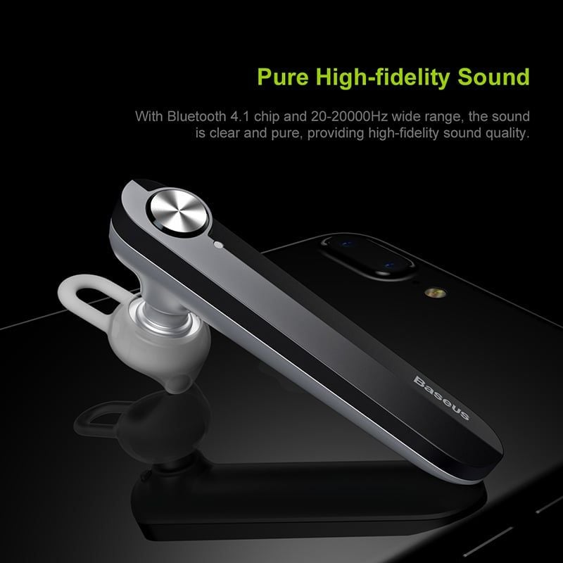 Tai nghe Bluetooth Baseus Encok A01 Earphones - Kết nối cùng lúc 2 thiết bị (10h Call time, Bluetooth 4.1)