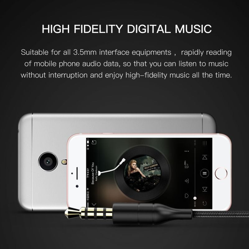 Tai nghe Baseus Encok Wire Earphone H31 dùng cho Smartphone Android / IOS