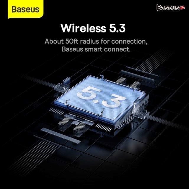Tai Nghe Bluetooth Baseus Bowie E9 True Wireless Earphones (Bluetooth 5.3, 5~30h Using, Wireless charging, APP control, IPX5, Waterproof WS)