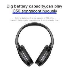 Tai nghe chụp tai không dây cao cấp Baseus Encok D02 Stereo (Bluetooth Wireless Hifi Surround Headphone)