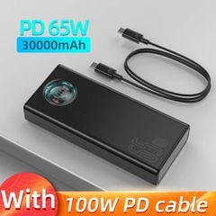 Pin Dự Phòng Công Suất Cao Baseus Amblight Digital Display Fast Charge Power Bank 26800mAh 65W