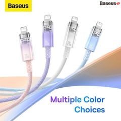 Cáp sạc nhanh Baseus Explorer Series 2 PD 20W C to Lightning – Tự ngắt, kiểm soát nhiệt, sạc iPhone/iPad