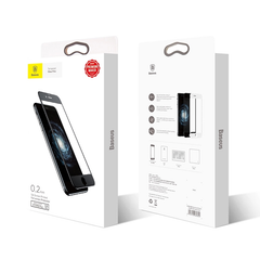 Kính cường lực 3D full viền Baseus 0.2mm – siêu mỏng, phủ toàn màn, cho iPhone 7/8/Plus, chống trầy, bảo vệ tối ưu