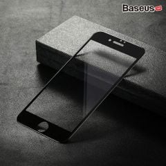 Kính cường lực 3D full viền Baseus 0.2mm – siêu mỏng, phủ toàn màn, cho iPhone 7/8/Plus, chống trầy, bảo vệ tối ưu