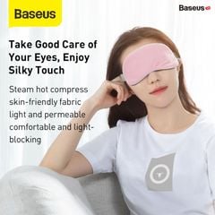 Miếng che mắt khi ngủ / nghỉ ngơi Baseus Thermal Series Eye Cover (with 2 Packs of Hot Compress Patches for Replacement)