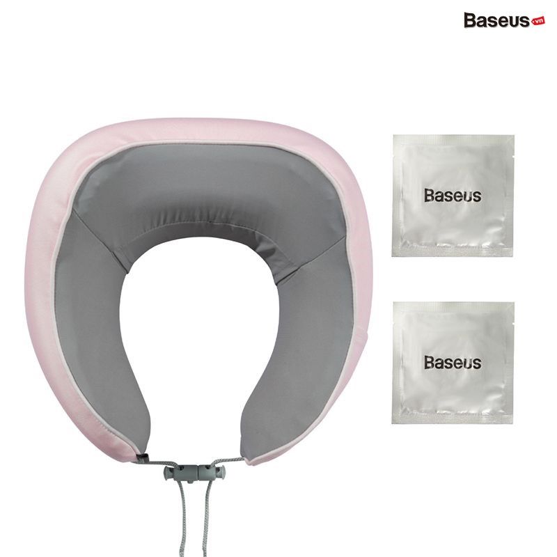 Gối mềm chữ U chống mỏi cổ, vai gáy Baseus Thermal Series Memory Foam U-Shaped Neck Pillow (with 2 Packs of Hot Compress Patches for Replacement)