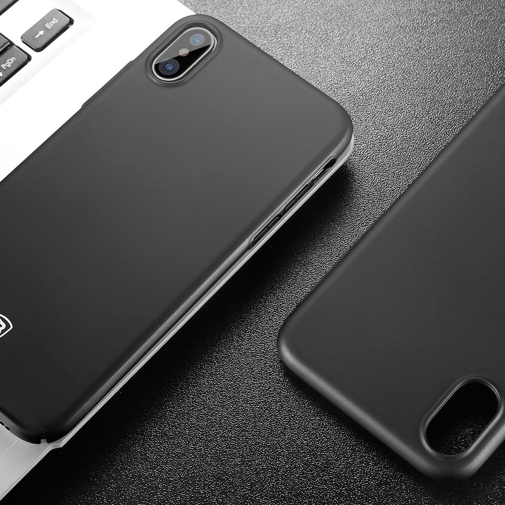 Ốp lưng Baseus Baseus Thin Case LV168 cho iPhone X( Ultra Thin Hard Plastic Matte Plain Cases)