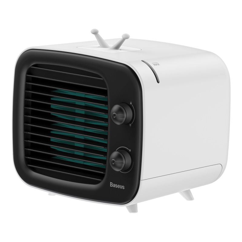 Quạt hơi nước giải nhiệt Mini để bàn Baseus Time Desktop Evaporative Cooler (320ml Water Tank, 4.2W Air Condition Fan )