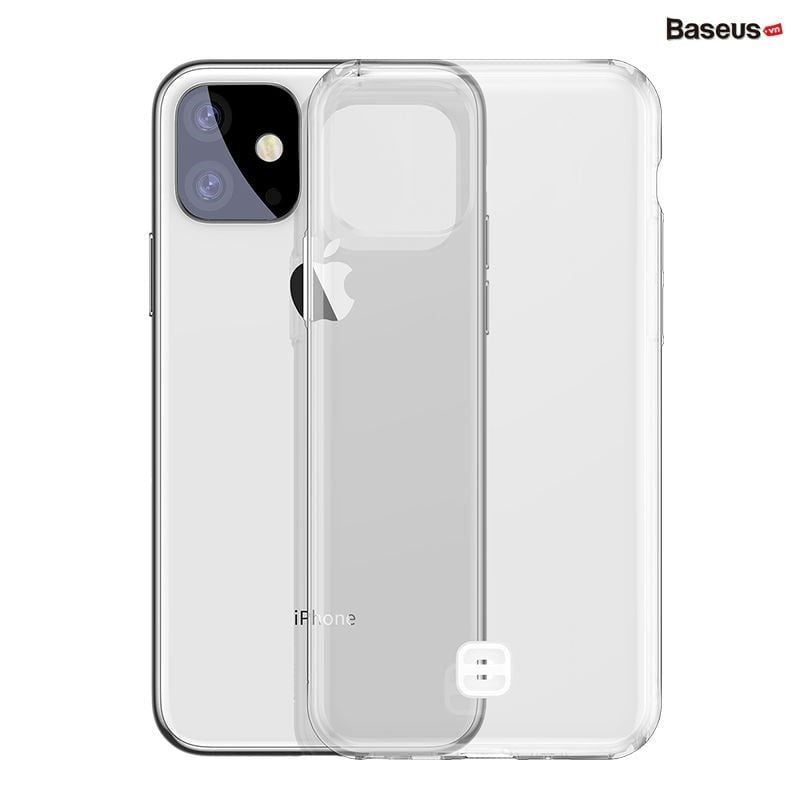 Ốp lưng trong suốt có dây đeo tay chống rớt Baseus Transparent Key Phone Case cho iPhone 11 Series ( TPU Soft Silicone, Dirt-resistant, Prevent Dropping Case)