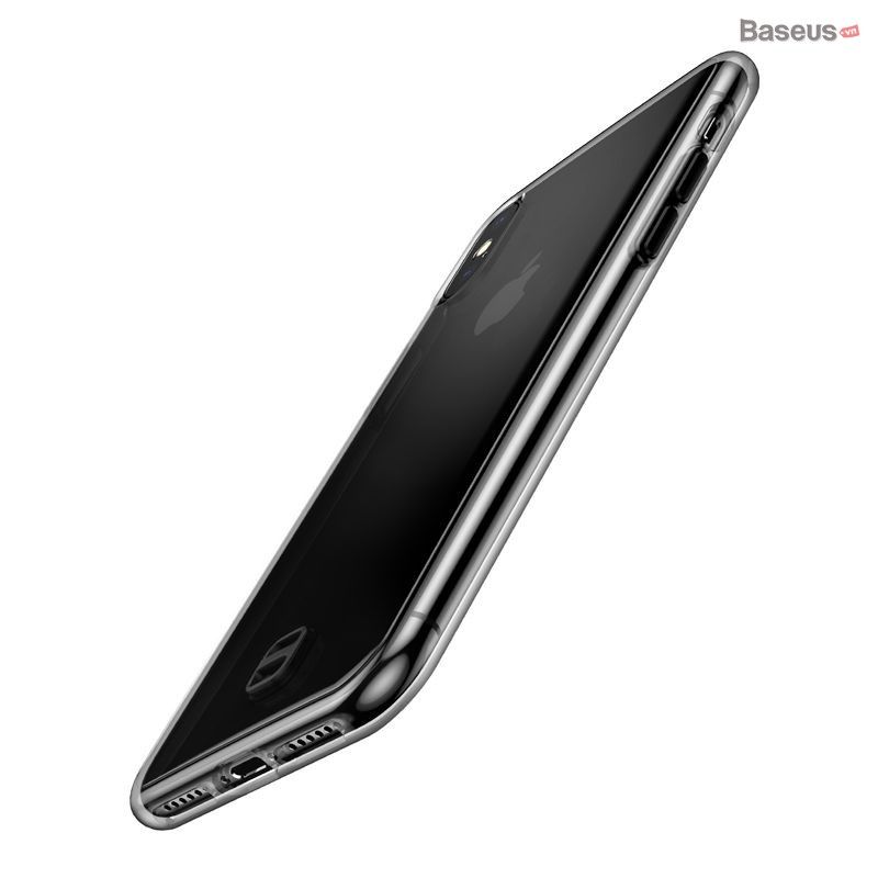 Ốp lưng trong suốt có dây đeo tay Baseus Transparent Key Phone Case dùng cho iPhone X/ XS/ XR/ XS Max ( TPU Soft Silicone, Dirt-resistant, Prevent Dropping Case)