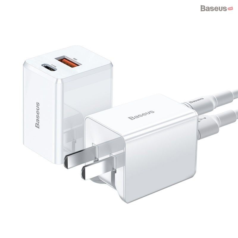 Bộ sạc nhanh đa năng Baseus Traveler Series PPS/ PD / QC 3.0 18W Quick Charger (USB + Type C)