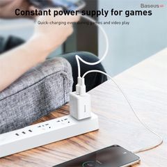 Bộ sạc nhanh đa năng Baseus Traveler Series PPS/ PD / QC 3.0 18W Quick Charger (USB + Type C)