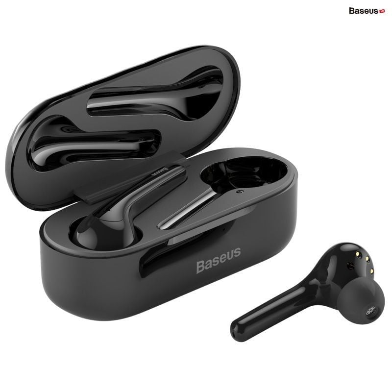 Tai nghe không dây cảm ứng Baseus Encok True Wireless Earphones W07 (Bluetooth 5.0, Touchable and intelligent Noise Reduction, IP55 Waterproof TWS Earphones)