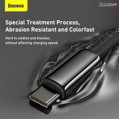 Cáp sạc nhanh và truyền dữ liệu Baseus Tungsten Gold Fast Charging Data Cable (100W)