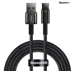 Cáp sạc nhanh Baseus Tungsten Gold Type C Fast Charging Data Cable (100W/66W/ 480Mbps, Fast Charge Cable)