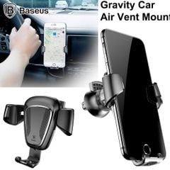 Bộ đế giữ điện thoại khóa tự động dùng cho xe hơi Baseus LV116 (Car Phone Mount Holder Stand Auto-lock)
