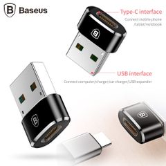 Đầu chuyển USB Type A sang USB Type C  tốc độ cao Baseus (USB Type C to Type A Adapter/ Converter)