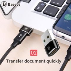 Đầu chuyển USB Type A sang USB Type C  tốc độ cao Baseus (USB Type C to Type A Adapter/ Converter)