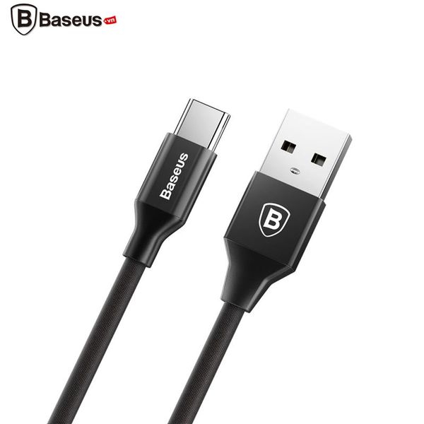 Cáp sạc nhanh, siêu bền Baseus Type C Yiven Series cho Samsung S8/9, Note 8/9 (3A, Quick charge)