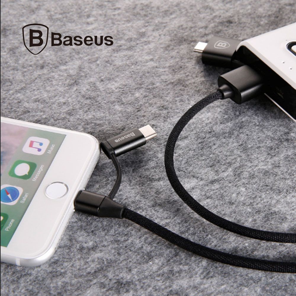 Cáp sạc và đồng bộ đa năng Baseus Multifunctional 5 trong 1 (Type C - Lightning - Micro USB - Type C- OTG)