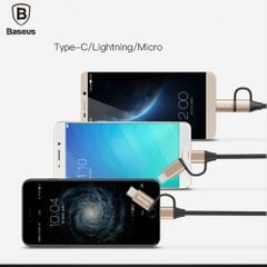 Cáp sạc và đồng bộ đa năng Baseus Multifunctional 5 trong 1 (Type C - Lightning - Micro USB - Type C- OTG)