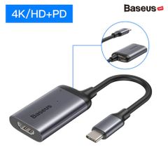 Hub chuyển đổi Baseus Enjoyment Series – Type-C to HDMI/VGA/Mini DP + PD, dùng cho điện thoại, iPad, laptop, MacBook