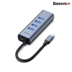 Hub chuyển Baseus Enjoy Series Type C to 4 Port USB 3.0 + Type C PD (intelligent HUB Adapter)