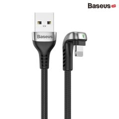 Cáp Lightning sạc và truyền dữ liệu tốc độ cao Baseus U-shaped Lamp Mobile Game cho iPhone/ iPad (2.4A, LED Light Fast Charging Cable)