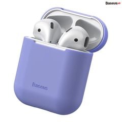 Bao Silicone siêu mỏng Baseus Ultrathin Series Silica Gel Protector cho Apple AirPods 1/2