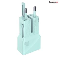 Cốc sạc du lịch đa năng Baseus Universal conversion plug PPS charger C+U Youth Edition (18W, 100 - 240V)