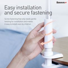 Bộ đế giữ điện thoại dạng kẹp, khung kim loại Baseus Unlimited Holder (Free Adjustment Lazy Phone holder)