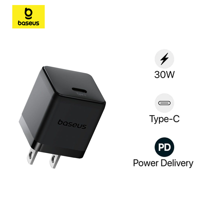 Củ Sạc Nhanh Baseus Palm 1C 30W (For iPhone/iPad/Samsung/Google Pixel)