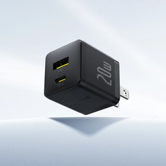 Củ Sạc Nhanh Baseus Palm C+U Charger 20W (USB + Type C Dual Port, 20W PD/QC 3.0 Multi Quick Charge Support)