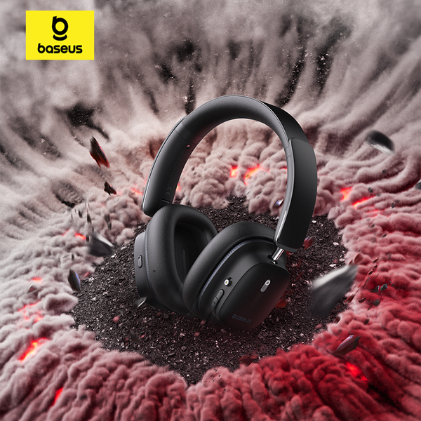 Tai Nghe Chụp Tai Không Dây Baseus Bowie 30 Max Noise-Cancellation (Bluetooth v5.4, -45dB ANC, Dual High-Res Certified+LDAC, 65H, Spatial Audio with Head Tracking, 50mm Driver)