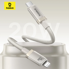 Cáp Sạc Nhanh C to Lightning Baseus Titanium Alloy 20W (480Mbps)