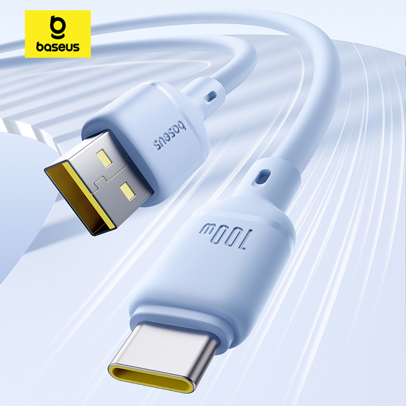 Cáp Sạc Nhanh Baseus Silky Series USB to Type-C 100W (480Mbps)