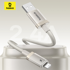 Cáp Sạc Nhanh USB to Lightning Baseus Titanium Alloy 2.4A (480Mbps)