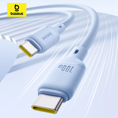 Cáp Sạc Nhanh Baseus Silky Series C to C 100W (480Mbps)