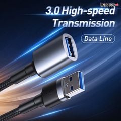 Cáp chuyển tốc độ cao, siêu bền Baseus Cafule Cable (USB3.0 Male to USB3.0 Female/Micro-B/USB3.0 Male,5Gbps high speed, 2A)