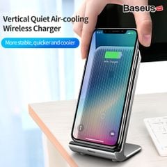 Đế sạc nhanh không dây tích hợp quạt tản nhiệt Baseus  LV338 cho iPX/ XR/ XS/ Max/ Samsung  (10W, Qi Wireless Quick Charge)