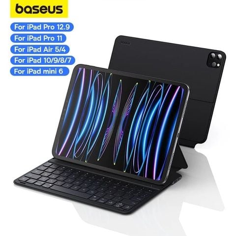 Bàn phím Nam Châm Baseus Brilliance Original Keyboard Case Pro cho iPad Pro 11/12 inch/ iPad Air (BLE 5.3 Pin 150h Bao da + bàn phím)