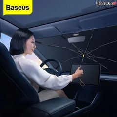 Dù Che Nắng Cửa Kính Trước Có Thể Xếp Lại Dùng Cho Xe Ô Tô Baseus CoolRide Windshield Sun Shade Umbrella Lite