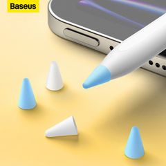 Ngòi Thay Thế Bảo Vệ Đầu Bút Đa Năng Baseus Smooth Writing Series Stylus Pen Tip Silicone Cover